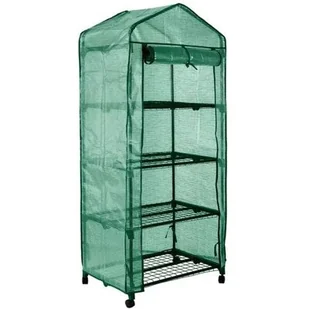 NEO Szklarnia 69 x 49 x 160 cm, folia PE, metalowa konstrukcja, kółka 15-903 - Szklarnie ogrodowe - miniaturka - grafika 1