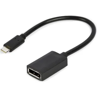 GEMBIRD Adapter USB-C do DisplayPort 4K 15 cm A-CM-DPF-02 | - Pozostałe akcesoria sieciowe - miniaturka - grafika 1