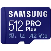 Karty pamięci - Samsung Karta PRO Plus 2021 MicroSDXC 512 GB Class 10 UHS-I/U3 A2 V30 MB-MD512KA/EU MB-MD512KA/EU - miniaturka - grafika 1