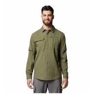 Koszulki sportowe męskie - Koszulka męska Columbia Skien Valley™ Long Sleeve Shirt Rozmiar: L / Kolor: ciemnozielony - miniaturka - grafika 1