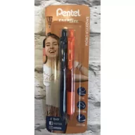 Pióra kulkowe - Pióro Kulkowe Pentel Niebieskie + Pomarańczowy Bl107 Outlet - miniaturka - grafika 1