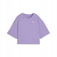 Koszulki i topy damskie - PUMA KOSZULKA WARDROBE ESS OVERSIZED 62974329 r M - miniaturka - grafika 1