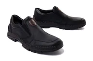 Półbuty męskie - RIEKER 12273-00 black, półbuty męskie - Rieker - miniaturka - grafika 1