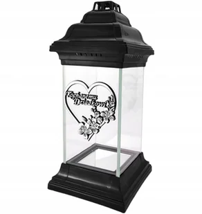 Duży Znicz Dla Dziadka Kapliczka Na Dzień Dziadka Lampion Z Sercem 31Cn - Lampiony i znicze - miniaturka - grafika 1