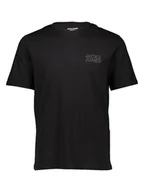 Koszulki męskie - Jack & Jones Koszulka w kolorze czarnym - miniaturka - grafika 1