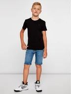 Koszulki dla chłopców - Tommy Hilfiger T-Shirt KB0KB04140 Czarny Regular Fit - miniaturka - grafika 1