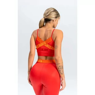 Legginsy damskie LABELLAMAFIA LEGGING DANGEROUS RED - Legginsy - miniaturka - grafika 4