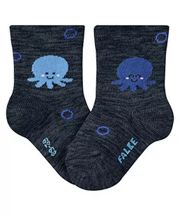 FALKE Unisex Baby Squid B skarpety, niebieski (Marine 6120), 62/68 cm - Skarpetki damskie - miniaturka - grafika 1
