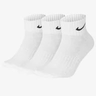 Skarpetki męskie - Skarpety Nike Krótkie Bawełniane Komplet 3 pary Białe SX7677-100 - miniaturka - grafika 1