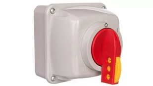 Elektromet Spółdzielnia Inwalidów Łącznik krzywkowy 0-I 3P 25A w obudowie na kłódkę IP44 Łuk 25-13/5 922508 - Inne akcesoria elektryczne - miniaturka - grafika 1