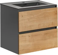 Meble łazienkowe - Zestaw meblowy 60cm z umywalką meblową SKY 1 - miniaturka - grafika 1