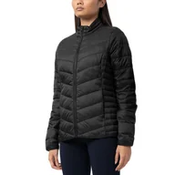 Kurtki i kamizelki sportowe damskie - Kurtka 4F H4Z22KUDP00220S - czarna - miniaturka - grafika 1