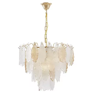 NOWOCZESNA LAMPA WISZĄCA ZŁOTA REGINA D50 - Lampy sufitowe - miniaturka - grafika 1