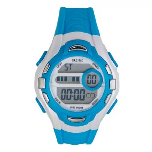 Niebieski zegarek dziecięcy z wyświetlaczem Pacific 202L-3 - Zegarki dla dzieci - miniaturka - grafika 1