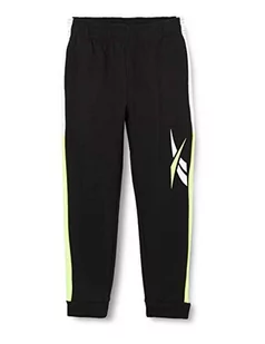 Reebok Reebok Spodnie chłopięce Pantalon Lit Intl czarny czarny 40 9077 - Spodnie i spodenki dla chłopców - miniaturka - grafika 1