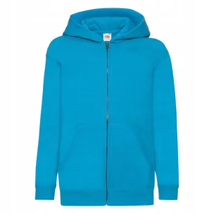Bluza Dziecięca Z Kapturem Rozpinana Azure Blue r. 14-15(164) - Bluzy dla dziewczynek - miniaturka - grafika 1