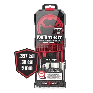 Real Avid - Zestaw narzędzi do czyszczenia broni Gun Boss Multi-Kit - .357 / .38 / 9 mm - AVGBMK9MM - Konserwacja broni - miniaturka - grafika 1