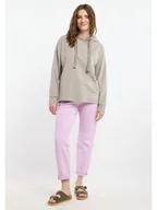 Spodnie sportowe damskie - ELBSAND Spodnie dresowe "Brine" w kolorze jasnoróżowym - miniaturka - grafika 1