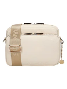 Wojas Skórzana torebka w kolorze beżowym - 23 x 16 x 6 cm - Torebki damskie - miniaturka - grafika 1