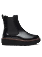 Botki damskie - Clarks Sztyblety Orianna W Up 261748214 Czarny - miniaturka - grafika 1