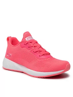 Buty sportowe damskie - Skechers Buty BOBS Sport Squad 33162/NPNK Neon Pink - grafika 1