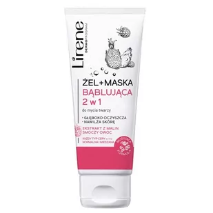 Lirene Lirene - Żel-maska bąblująca 2w1 75ml - Żele do mycia twarzy - miniaturka - grafika 1