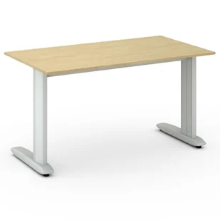 B2B Partner Biurko Flexible 1400 x 800 mm, brzoza 468137 - Biurka - miniaturka - grafika 1
