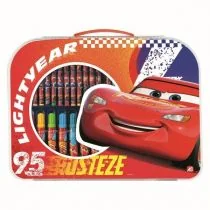 Pulio Zestaw artystyczny w walizce kredki, flamastry Zygzak McQueen Auta - Przybory szkolne - miniaturka - grafika 1