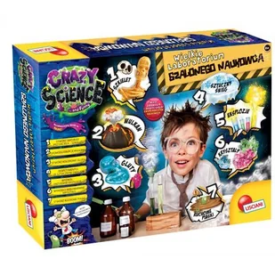 Lisciani Crazy Science Wielkie laboratorium szalonego naukowca - Mały naukowiec - miniaturka - grafika 1