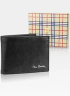 Portfele - Pierre Cardin, Portfel skórzany męski, Tilak50 8806, czarny, ochrona RFID - miniaturka - grafika 1