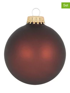 Krebs Glas Lauscha Bombki (8 szt.) w kolorze brązowym - Bombki - miniaturka - grafika 1