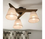 Lampy sufitowe - Brilagi - Żyrandol natynkowy ANTHONY 3xE14/40W/230V dąb/beżowy - miniaturka - grafika 1