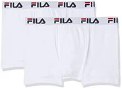 Majtki męskie - FILA Fila Bokserki męskie 2 sztuki FU5016/2 MAN BOXER 300 S, 300 białe, S, FU5016/2 FU5016/2 - miniaturka - grafika 1