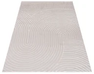 Dywany - Prostokątny kremowy dywan z tloczonym wzorem H1-M74 - miniaturka - grafika 1