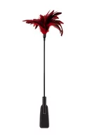 Akcesoria BDSM - GP FEATHER CROP BLACK/RED - miniaturka - grafika 1