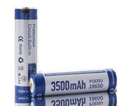 Akumulatory ogólnego zastosowania - Keeppower Akumulator Keeppower ICR18650-350PCM 3500mAh Li-ION m-USB P1835U - miniaturka - grafika 1
