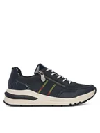 Półbuty damskie - Rieker Sneakersy M6601-14 Granatowy - miniaturka - grafika 1