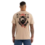 Koszulki sportowe męskie - Pit Bull T-Shirt Koszulka Bravery Denim Washed Sand - miniaturka - grafika 1