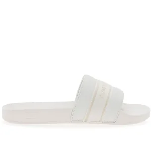 Klapki Tommy Hilfiger Poolside With Webbing Slide FW0FW08529-YBL - białe - Klapki i japonki damskie - miniaturka - grafika 1