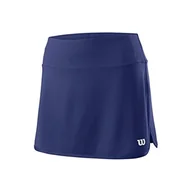 Spódnice - Wilson damska spódnica tenisowa W Team 12.5 Blue Depths L - miniaturka - grafika 1