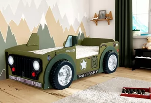 Łóżko samochód JEEP z materacem - Łóżka dla dzieci i młodzieży - miniaturka - grafika 1