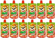 Soki i napoje niegazowane - Maspex KUBUŚ MUS TRUSKAWKOWY 100ML - miniaturka - grafika 1