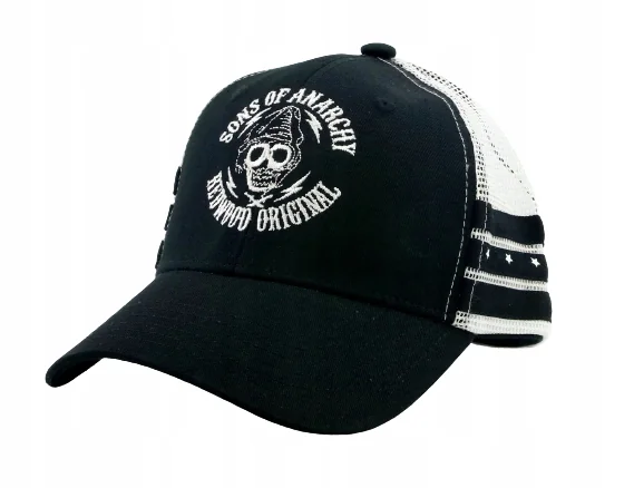 Czapka z daszkiem męska Synowie Anarchii Sons Of Anarchy Trucker 55-60cm