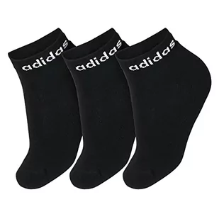 adidas, Linear Ankle Socks Cushioned Socks 3 Pairs, Rajstopy, Biały M, Wielbiciel Unisex - Rajstopy - miniaturka - grafika 1