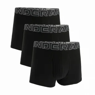 Męskie bokserki Under Armour M UA Perf Cotton 3in Rozmiar: L / Kolor: czarny/szary - Majtki męskie - miniaturka - grafika 1