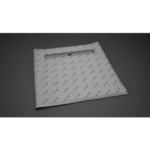 Radaway kwadratowa płyta prysznicowa z odpływem liniowym Basic 99x99cm 5CL1010A, - Brodziki prysznicowe - miniaturka - grafika 3