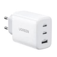 Ładowarki do telefonów - Ładowarka sieciowa UGREEN CD275, 2x USB-C, 1x USB, 65W (biała) - miniaturka - grafika 1