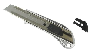 Nóż nożyk aluminiowy uniwersalny 18 mm (do tapet, wykładzin) MAR-POL - Nożyce i noże - miniaturka - grafika 6