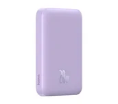 Powerbanki - Baseus P10059002513-00 Magnetic Mini Air 6000mAh 20W Fioletowy - miniaturka - grafika 1