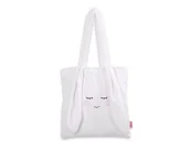 Akcesoria i dodatki do ubrań dla dzieci - Torebka dla dzieci na ramię ZAJĄC z uszami - biała - miniaturka - grafika 1